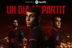 劍指三分！巴薩對陣塞爾塔海報：費爾明、加西亞、卡薩多出鏡