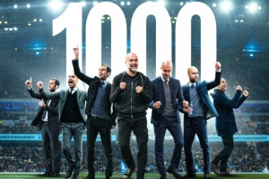 已是傳奇！瓜迪奧拉今日迎執(zhí)教生涯1000場(chǎng)，前999場(chǎng)715勝奪39冠