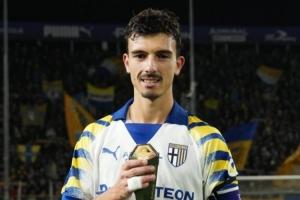 打入扳平進(jìn)球，意甲官方：帕爾馬后衛(wèi)普拉托當(dāng)選戰(zhàn)平米蘭全場最佳