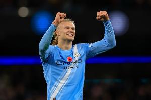 哈蘭德英超107場(chǎng)打進(jìn)98球，若今晚對(duì)陣?yán)锲蛛p響將打破希勒紀(jì)錄