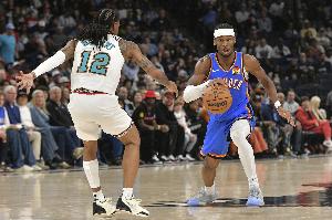 對比差距不小！半場灰熊三分24中11&命中率45.8% 雷霆僅26中5