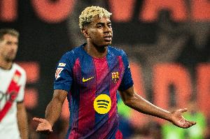 18歲亞馬爾各項賽事連續(xù)3場破門，已是巴薩生涯第3次做到