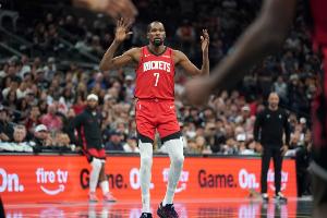 杜蘭特火箭生涯前10場共得到246分 隊史第二多&僅次于哈登！