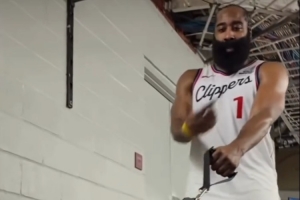 這還加練了？！哈登51分鐘賽后曬訓(xùn)練視頻：我想永遠(yuǎn)走下去！