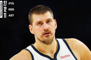 掘金官方兩次搞錯！NBA官方修正約基奇數(shù)據(jù)：27分12板11助！