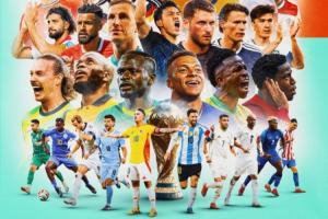 集結(jié)！世界杯官方曬首張直通42隊(duì)海報(bào)：梅西、姆巴佩、哈蘭德在內(nèi)