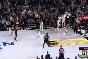 可惜！庫里三分不中 追夢前場籃板給庫里依舊不中 勇士不敵開拓者