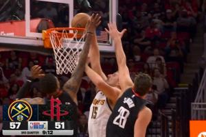 為噴火龍正名！約基奇點(diǎn)飛申京 突破內(nèi)線單臂隔扣&個(gè)人連得9分！