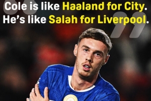 馬雷斯卡談帕爾默重要性：就像哈蘭德之于曼城，薩拉赫之于利物浦