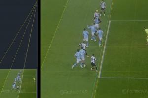 重大誤判？機(jī)構(gòu)對(duì)紐卡第二球重新劃線，吉馬良斯明顯處于越位位置