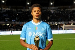 梅開二度！內(nèi)雷斯當(dāng)選那不勒斯vs亞特蘭大全場最佳球員