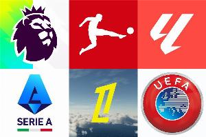 本賽季歐戰(zhàn)各聯(lián)賽勝場(chǎng)排名：英超27勝最多，德甲19勝次席