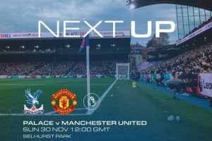 水晶宮近4次主場對陣曼聯(lián)取得2勝2平，紅魔近4次英超交鋒均未進球