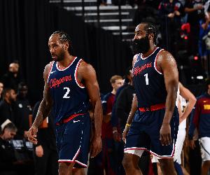 背靠背第二戰(zhàn)！快船首發(fā)：哈登、萊昂納德、鄧恩、科林斯、祖巴茨