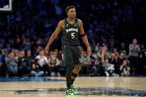 才第六賽季！愛德華茲單場30+次數(shù)追平唐斯 并列森林狼隊史第一多