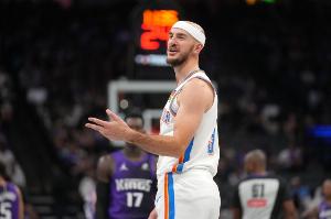 場(chǎng)均5.7分2.4板！雷霆客場(chǎng)挑戰(zhàn)開(kāi)拓者 卡魯索因大腿傷勢(shì)缺陣