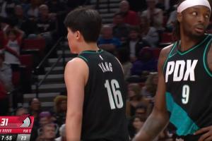 3中0！楊瀚森反超三分 短了太多變三不沾了??！