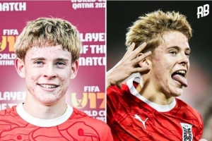 U17世界杯射手王！德天空：拜仁密切關(guān)注奧地利17歲前腰莫澤