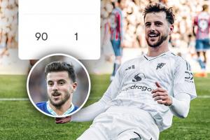 ESPN：芒特在對陣水晶宮的比賽中，首次為曼聯(lián)踢滿了90分鐘