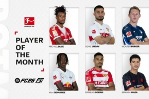 德甲11月最佳球員候選：奧利塞、翁達(dá)夫、多基、馬扎在列