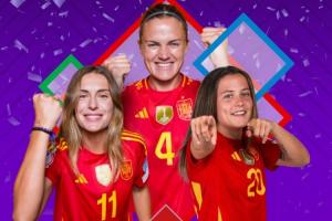 恭喜??西班牙3-0德國衛(wèi)冕女足歐國聯(lián)冠軍，兩屆賽事全部奪冠