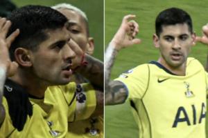 回敬！吉馬良斯破門后指號碼+撫耳慶祝 羅梅羅雙響兩度做同款慶祝