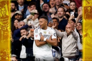 2射1傳！姆巴佩當(dāng)選皇馬3-0畢爾巴鄂競(jìng)技一役全場(chǎng)最佳