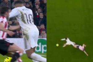 戲耍！姆巴佩卸球轉(zhuǎn)身擺脫+變向過(guò)人射門，對(duì)手上手+放鏟都沒攔住