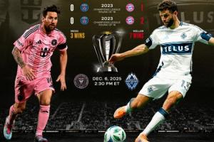 爭總冠軍??美職聯(lián)官推曬梅西穆勒交手記錄：梅西3勝、穆勒7勝