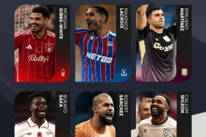 PFA英超11月最佳球員候選：薩卡、大馬丁、羅伯特·桑切斯在列