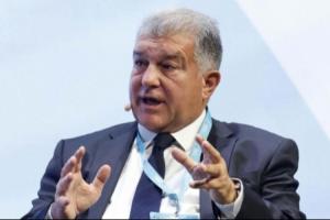 拉波爾塔：梅西是巴薩和足球的GOAT 對(duì)他的致敬必須選擇正確時(shí)機(jī)