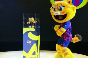 記者：巴薩吉祥物在諾坎普商店幾分鐘內(nèi)售罄，售價34.99歐元