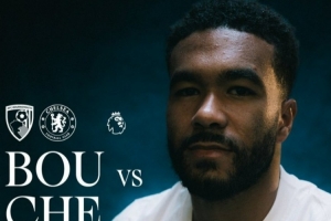 切爾西官方曬本輪對陣伯恩茅斯海報，里斯·詹姆斯單人出鏡