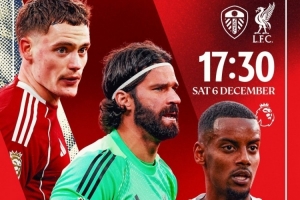 利物浦發(fā)布對(duì)陣?yán)澛?lián)海報(bào)：維爾茨、阿利松、伊薩克出鏡