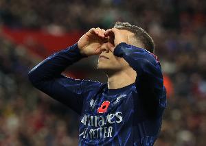 4球3助攻！特羅薩德本賽季英超參與7球，在阿森納隊內(nèi)領(lǐng)跑