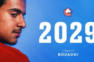 巴黎+英超意甲多隊(duì)有意！官方：里爾同18歲中場(chǎng)布阿迪續(xù)約至2029