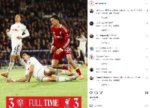 【吧友支持哪方】利物浦INS評論區(qū)，網(wǎng)友刷屏Slot out聲援薩拉赫