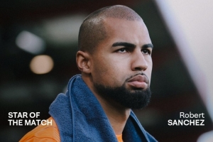 5次撲救+零封！羅伯特·桑切斯當(dāng)選本輪切爾西隊內(nèi)最佳球員