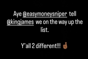 現(xiàn)役Top3！哈登：KD 告訴詹姆斯 我們兩人的得分排名都在上升