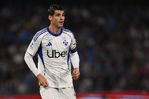 意媒：左腿內(nèi)收肌受傷，科莫前鋒莫拉塔至少缺陣四周