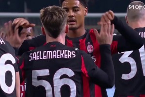 米蘭客場(chǎng)取得領(lǐng)先！薩56外圍遠(yuǎn)射貼地?cái)仄崎T(mén)！鈴木彩艷撲救不及！