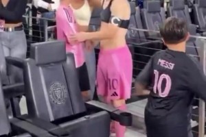 反骨仔??！“皇馬名宿”馬特奧腳踢老爸梅西