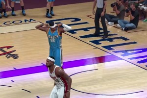 2K模擬掘金時期的安東尼！年輕的甜瓜什么水平？