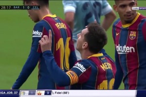 梅西巴薩生涯的最后一球！用了最不擅長的頭球方式破門！