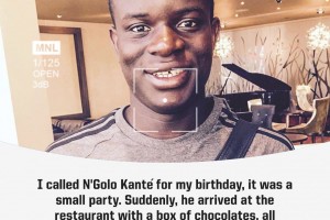 因禮物給隊(duì)友道歉！坎特：以前從未被邀請(qǐng)參加生日派對(duì)