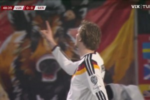 【集錦】世預(yù)賽-沃爾特馬德雙響 德國(guó)2-0盧森堡末輪打平即出線