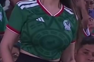 拉丁美女別有一番風(fēng)情??！墨西哥美女球迷驚艷入鏡