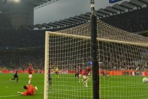 預(yù)熱米蘭德比！國米官推：小圖拉姆這腳堪稱理論上的十分角??