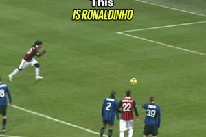 大羅創(chuàng)意總監(jiān)！來(lái)看國(guó)米歐冠歷史上最秀的一腳任意球??