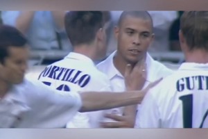 02年大羅皇馬首秀，替補上場59秒破門點燃伯納烏！